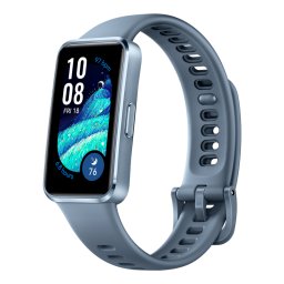 HUAWEI Band 10, Android/iOS, Blue Aluminum Alloy Body with Blue Fluoroelastomer Strap
