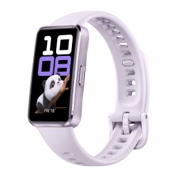 HUAWEI Band 10, Android/iOS, Purple Aluminum Alloy Body with Purple Nylon Strap
