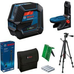 Nivelă laser verde cu linii și puncte 15 m GCL 2-50 G Profesional + SUPORT RM 10 + STATIV BT 150