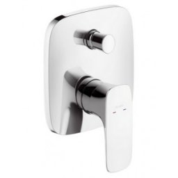 Baterie incastrata cada Hansgrohe gama PuraVida, crom