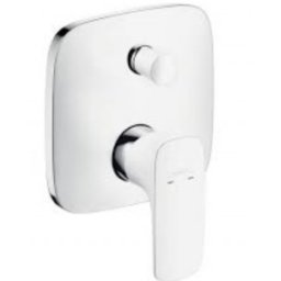 Baterie incastrata cada gama Hansgrohe gama PuraVida, alb-crom