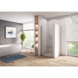 Usa de dus Sanswiss de 75 cm model Annea, sticla de 6 mm versiune de stanga