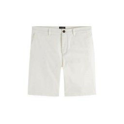 SCOTCH & SODA Bermude Stuart Blend Twill 179182 SC100 off white