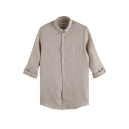 SCOTCH & SODA Cămaşă Regular Fit Linen 180016 SC030 highway grey