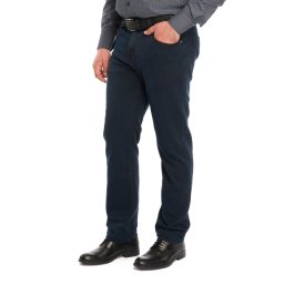 Pantaloni barbatesti clasici croiala dreapta, bleumarin (Marime pantalon: W46)
