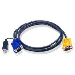 ATEN Cablu prelungire KVM (HD15-SVGA, PS/2, PS/2) - 3m