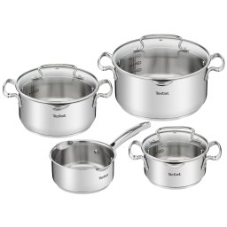 Tefal G719S734 Duetto + Set Cratite, 7 buc, Inox