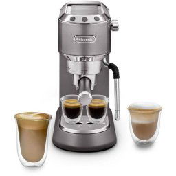 Aparat de cafea DeLonghi - EC885.GY Dedica, 15 bar, 1.1 l, argintiu