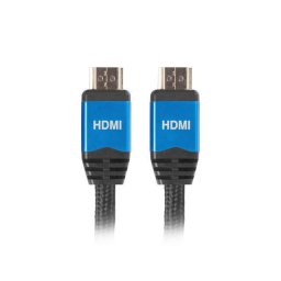 Cablu 3 m HDMI2.0 premium cu mufe metalice, 4K@60Hz, CA-HDMI-20CU-0030-BL, Lanberg