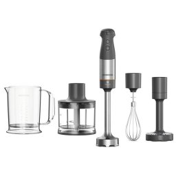 Blender cu imersie Kenwood Triblade XL+ HBM60307GY, 1000W, cu accesorii, Gri