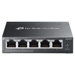 Switch TP-LINK Omada, 5-Port Gigabit Easy Managed, Switch with 4-Port, PoE+