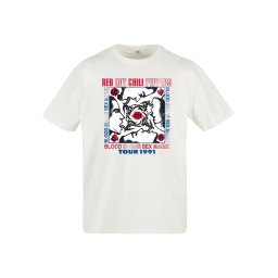 MT Upscale Tricou 'Red Hot Chilli Peppers' albastru / roșu / negru / alb