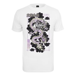 Mister Tee Tricou 'Glory Dragon' lila / negru / alb
