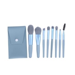 Set Mini Pensule machiaj Soft Blue 8buc