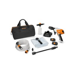 Aparat de curatat cu presiune STIHL RCA 20 presiune 24 bar cu 2x acumulatori AS 2 si incarcator AL 1 debit 230 l/h geanta