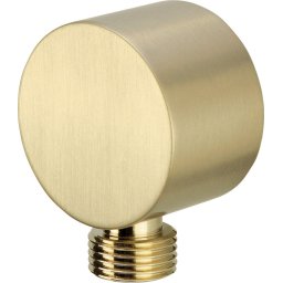 Cot conector pentru furtun, rotund, finisaj auriu periat – Cod NAC_R54K