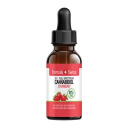 Ulei CBD 3-30%, Premium, Capsuni, 10ml