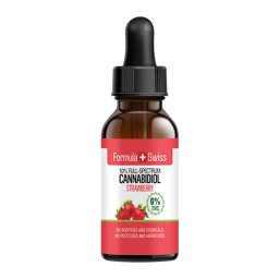 Ulei CBD 3-30%, Premium, Capsuni, 10ml