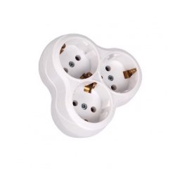 Adaptor Triplu Stecher Fagure Din Plastic