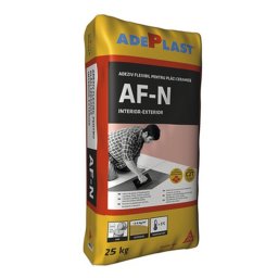 ADEZIV FLEXIBIL PENTRU PLACI CERAMICE LA INTERIOR SAU EXTERIOR, ADEPLAST AF-N / 25 KG