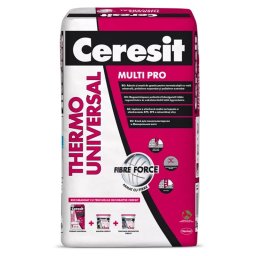 Adeziv mortar universal polistiren și vată minerală Ceresit Thermo Universal 2in1, interior/exterior, 25 kg