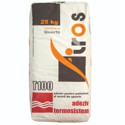 ADEZIV POLISTIREN SI MASA DE SPACLU PENTRU TERMOSISTEME FIROS T100 / 25 KG