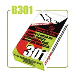 Bega 301 Adeziv și Masă de Șpaclu cu Fibre pentru Polistiren și Vată Minerală Bazaltică 25 kg