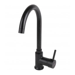 Baterie Bucatarie Sandonna F 7073 Neagra Cu Aerator