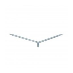 Brat Dublu Galvanizat Pentru Stalpi Iluminat 180° 50Cm