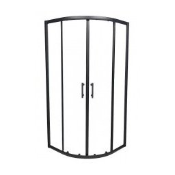 Cabina De Dus Semirotunda Sanotechnik Elite Ecoblack Rt80B