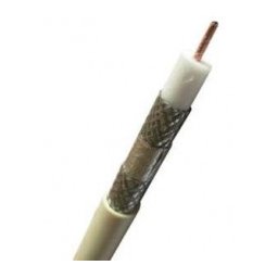 Cablu Coaxial Rg6 K-Tex Alb / Rola 100Ml