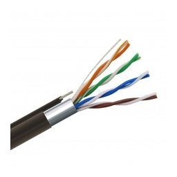 Cablu Ftp Negru Cu Sufa Q5+ / Rola 500 Ml