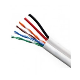 Cablu Utp Siamez Cat 5E + 2X0.75 Q5+