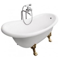Cada Retro Free-Standing Otylia 160X77Cm Cu Picioare Bronz Incluse / Otl16077Wbr