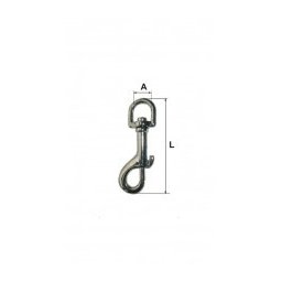 Carabina Breloc Cu Arc Si Inel Rotativ 11X67Mm