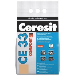 CHIT DE ROSTURI GRESIE SI FAIANTA, CERESIT CE 33, CARAMEL / 5KG