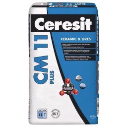 ADEZIV PENTRU PLACI CERAMICE LA INTERIOR SI EXTERIOR GRI CERESIT CM 11 PLUS / 25KG