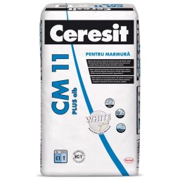 ADEZIV PENTRU MARMURA SI PIATRA NATURALA CERESIT CM 11 PLUS ALB / 25KG