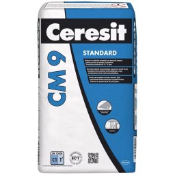 ADEZIV STANDARD PENTRU PLACI CERAMICE LA INTERIOR CERESIT CM 9 / 25KG