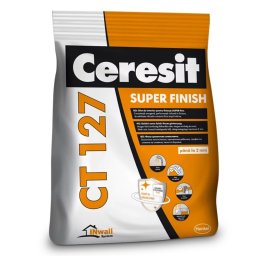 Glet Pe Baza De Ciment Alb Pentru Finisaje Fine La Interior Ceresit Ct 127 / 5Kg