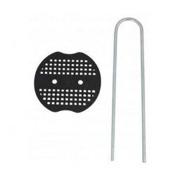 Cuie Tip U 15 Cm Cu Rozeta 6 Cm, Pt Fixare Folii - Set 20