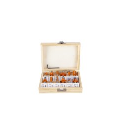Freza Lemn , 12 Piese, Diametru 8Mm