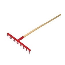 Grebla Metalica Cu Maner Lemn 130Cm / 14 Dinti