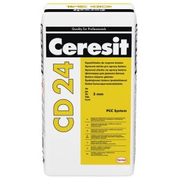 MATERIAL DE REPARATII ALE BETONULUI PENTRU UMPLREA GOLURILOR DE PANA LA 5MM CERESIT CD 24 / 25KG