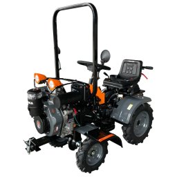 MINITRACTOR RIDE-ON 4X4 R1200 EVOTOOLS PLUS MOTOR DIESEL KAMA PORNIRE ELECTRICA