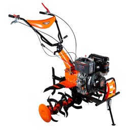 MOTOCULTOR TDK600 EVOTOOLS PLUS, DIESEL, KAMA CU ROTI DE TRANSPORT, 6CP