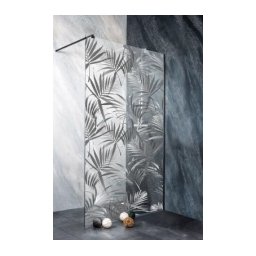 Paravan Dus Cu Print Ceramic Freedom Ii Black Bp200P - Negru