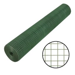 Plasa Sudata Zincata Plastifiata 1.2Mm, Ochiuri 16X16Mm / 1.5X10M