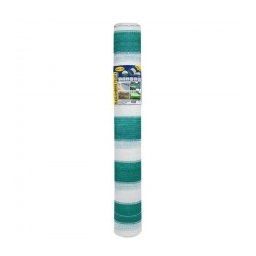 PLASA UMBRIRE 80 G/MP, 2 x 10 M - VERDE + ALB / 20MP