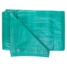 PRELATA VERDE CU INELE 120GR/MP, 2 X 3 METRI